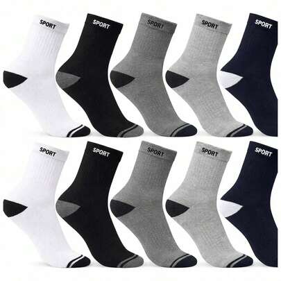 Kit 12 Pares Meia Unissex Sport Esportiva 12 ou 6 Pares