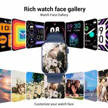 Blackview R30max SmartWatch With LED Flash Light, IP68 Waterproof Unisex Smartwatch For Phones/Android, Fitness Watch With Heart Rate Monitor Sleep Tracking Step Counter Calorie Counter Blood Pressure Monitor, 10 Days Battery Life, Hiking Watch Gift For Family - Blue - View 7