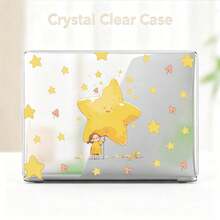 2-Piece Transparent Hard PC Case Compatible With Macbook, Anti-Slip Silicone Feet Hollow Cooling Vents Full Wrap Shockproof Laptop Protect - View 4