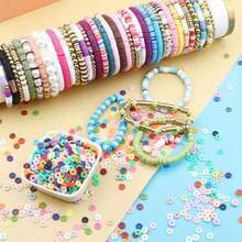 1 Set Polymer Clay Soft Clay Jewelry Making Kit, For Handmade DIY Crafts, Bracelets, Necklaces, Earrings, Bag Charms, Keychain Making (Random Color) - Multicolor - View 6