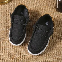 1 Pair Fashionable Casual Lightweight Classic Beautiful Sneakers - Black - View 14