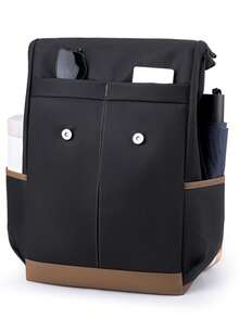 1 Pieza Mochila para Portátil de 15.6 Pulgadas con Bloques de Color Multifunción Resistente al Agua para Viajes de Negocios & Escuela para Hombres - Multicolor - Ver 7