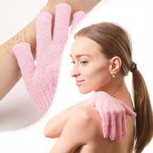 Gants de douche exfoliants double face, gants de gommage corporel, gants de douche exfoliants, gants exfoliants pour le corps, outils de nettoyage corporel exfoliants, gants de douche exfoliants, gants de serviette de douche pour les doigts, gants exfoliants double face, pour le spa, le massage et le gommage du corps, accessoires de bain, gant de bain, gant de bain à cinq doigts, tampon à récurer, gants de massage double face - Multicolore - Voir 6