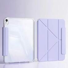 Multifunctional Tablet Protective Case, Ultra-Thin Lightweight Protective Shell, With Multi-Angle Stand Function, Transparent Hard Back Shell Anti-Bending, Flexible Soft Edges, Drop Shock Absorption, Auto Sleep/Wake Function, Reduces Power Consumption, With Buckle Design, Suitable For Daily Entertainment, Learning And Work, Compatible With Huawei Mate Pad 11.5s2014/2015, Compatible With Honor Pad10 2025 - Multicolor - View 9