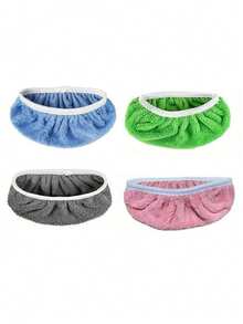 1/4pcs Reusable Microfiber Mop Pads, Dry & Wet Flat Mop Replacement Cloth, Durable & Washable, Easy Cleaning & Dusting, Suitable For Mopping, Sweeping, Hardwood Floors, Dry & Wet Wiping (Mop Not Included) - Upgraded - View 9