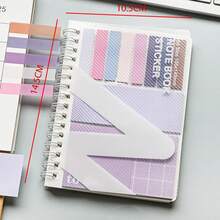 This Sticky Note And Notebook Combo Set Is Convenient To Use. The Soft And Elegant Morandi Color Is Perfect For Students. The Notebook Has An Adhesive Design And Is Stylish. It Can Be Used As A Student Message Board Or As An Office Sticky Note. Suitable For Schools, Offices, Primary And Secondary School Students (Both Boys And Girls), And Office Workers. Also A Great Gift For The Back-To-School Season. - one-size - View 13