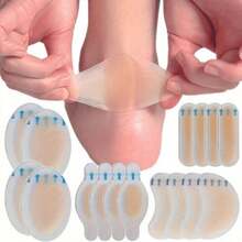 10/20pcs Multi-Shape Hydrocolloid Heel Blister Pads, Invisible Anti-Chafing Foot Patches, Suitable For High Heels And New Shoes, Toe And Heel Cushioning Pads, Waterproof Blister Patches For Daily Wear - One Size Fits All - View 1
