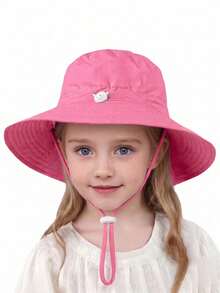 2pcs Adjustable Printed Sun Hats, Breathable & Suitable For Daily Outdoor Activities - Multicolor - View 6