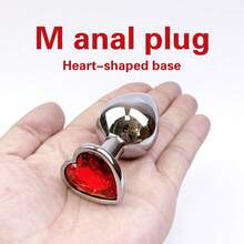 1pc, Heart-Shaped Base Anal Plug, Beginner To Expert 5 Size Butt Plug, G-Point Massage, Dildos, Adult Women Toys, Adult Men Toys, Adult Pleasure, Sexual Wellness, Sex Toys - one-size - View 11