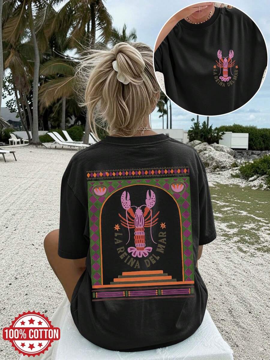 Women T-Shirts - Black - View 1