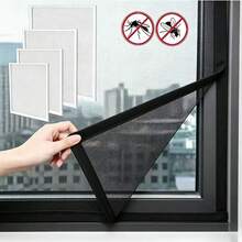 Black Mesh Mosquito Window Screen, Self-Adhesive Mosquito Screen, Invisible Window, Mosquito Door Curtain Mesh, Breathable Mosquito Window Screen, Effectively Block Mosquitoes - Screen Windows - View 46