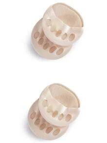 Suricat 2PCS Women's Toe Cushion Pads For High Heels And Loafers Soft Shock Absorbing Forefoot Pads Comfortable Anti Slip Toe Protector Inserts - Apricot - View 7