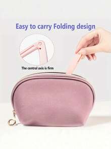 11pcs Women's Facial Razor & Dermaplaning Tool (Peach Fuzz Remover), Foldable Portable Travel Set - Multicolor - View 5
