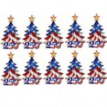 2D Flat, Collectible Numbered 250th Anniversary American Commemorative Decor (1776-2006) - Patriotic American Flag Christmas Tree Ornament, With 250th Anniversary Collectible, Gift For American Citizens And History Enthusiasts - View 7