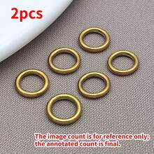 2Pcs 4/5/6/8/10/12mm Stainless Steel Gold Closed Soldered Round Jump Rings Circle Ring DIY Necklace Earrings Jewelry Making Supplies Accessories - Multicolor - View 24