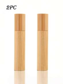 1/2pcs Customized Bamboo Wood 10ml Glass Spray Bottle Perfume Bottle Essential Oil Dispenser Bottle Natural Bamboo Wood Perfume Dispenser Bottle, Holiday Gift - 10ml - View 11