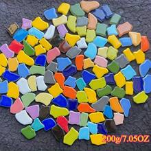 100/200g Irregular Dopamine Color Mosaic Tiles, Multi-Color Mixed Mosaic Pieces For Handmade Crafts, Stair/Wall/Countertop Inlay Decor, Mosaic Background Wall Creation, Cup/Plate Mat DIY Materials - YXMSK-01 - View 8