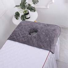 1pc Extra Large Absorbent Face Hole Thickened Massage Bed Sheet Cover, Soft Fiber Material Stain-Resistant Care Pad, Essential For Beauty Salon SPA Health Massage - Multicolor - View 11