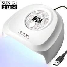 LIMEGIRL 专业UV LED美甲灯 - 速干凝胶指甲油，USB供电，低功耗，家用沙龙级固化灯，女士完美礼物 - 白色 - 查看 10