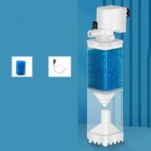 Filtro Sumergible Silencioso para Acuario con Bomba de Circulación de Agua Integrada, Purificador de Plásticoíble, Nuevo - Verde militar - Ver 1
