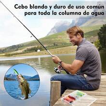 Kit de Pesca 109 PCS, Señuelos de Pesca con Caja, Incluye Anzuelos, Cucharas, Gusanos y Accesorios para Pesca en Agua Dulce y Salada, Ideal para Principiantes y Expertos - Multicolor - Ver 4