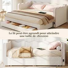 Bed Bases & Foundations - Beige - View 6