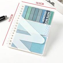 This Sticky Note And Notebook Combo Set Is Convenient To Use. The Soft And Elegant Morandi Color Is Perfect For Students. The Notebook Has An Adhesive Design And Is Stylish. It Can Be Used As A Student Message Board Or As An Office Sticky Note. Suitable For Schools, Offices, Primary And Secondary School Students (Both Boys And Girls), And Office Workers. Also A Great Gift For The Back-To-School Season. - one-size - View 14