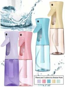1pc High Pressure Continuous Spray Bottle, Alcohol Continuous Sprayer (10.1oz/100/200/300ml), Household Continuous Spray Bottle, Ultra-Fine Mist Sprayer, Reusable Hair Product, Refillable Bottle, Back To School Essential, Gift For Girls - Pink - View 4
