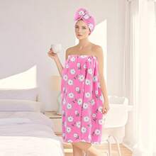 Towel & Bath Towel Sets - Rose Red - View 1