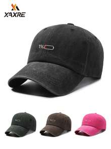 XAXRE Unisex 1% Battery Embroidered Washed Cotton Baseball Dad Hat - 1% Battery - Low Battery - View 1