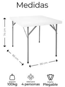 Picnic Tables - White - View 4