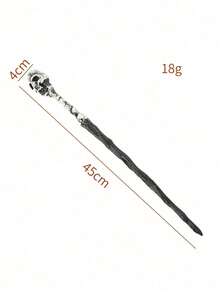 9style Cartoon Anime Character Magic Wand, Malfoy Vine Skull Snake Head Pattern Wand, Harry Glasses Frame Theme Party Cosplay Prop, Halloween Party Costume Accessory, Magic Academy Wand - Multicolor - View 6