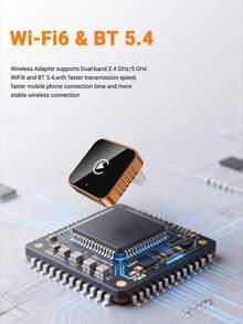 XUDA 新版 CarPlay AI Box Mini Superbox 有線轉無線，無線 CarPlay 與 Android 2合1功能，支援 2.4-5.0 GHz WiFi 5，適用於 99% 配備有線 CarPlay 與 Android 功能的車款 - A - 查看 6