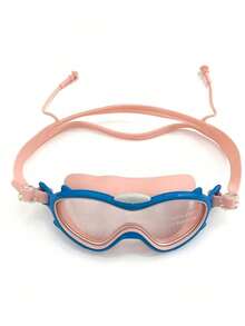 1pc Large Frame Swimming Goggles, Waterproof, Anti-Fog, High Definition Transparent, Impact Resistant, Clear Vision, Soft Material, Skin-Friendly, Durable, Wide Field Of View, Suitable For Swimming - Multicolor - View 3