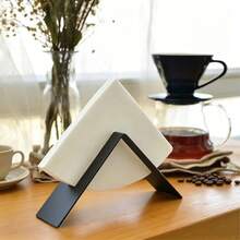 Black Coffee Filter Holder, Multi-Functional Party Gift, Suitable For Birthday And Party, Used For Event Decoration And Gift, Party Gift Accessory, Durable Acrylic - Black - View 3
