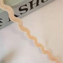 1捲15碼5mm多色聚酯纖維緞帶，鋸齒紋緞帶，DIY手工材料，適用於婚禮、派對、聖誕裝飾 - 多色 - 查看 10