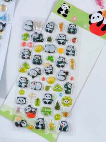 Cute 3D Animal Embossed Resin Stickers, Rabbit Dog Cat Crystal Decals, DIY Laptop Water Bottle Phone Case Decorative Stickers - Multicolor - View 12