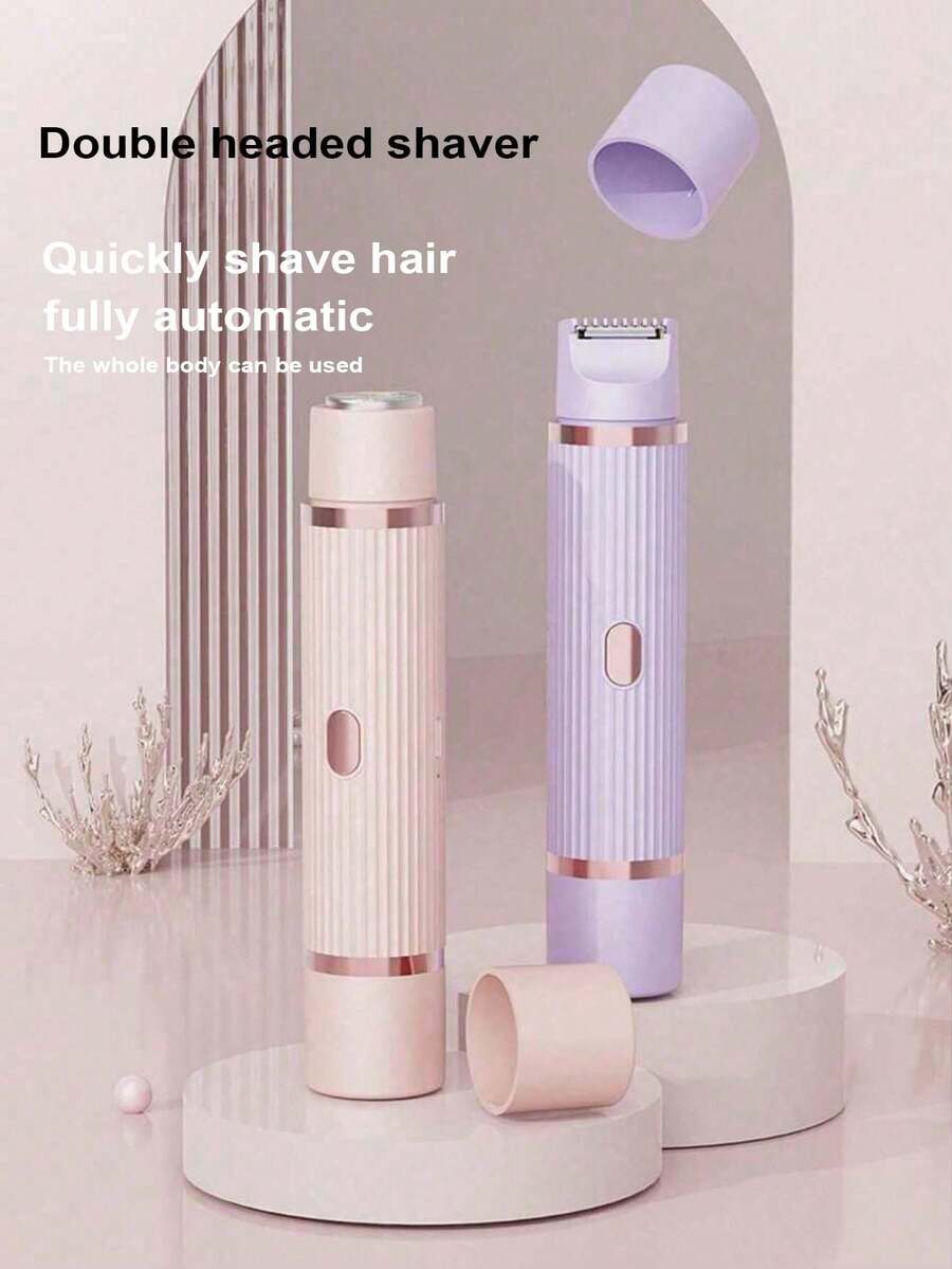 Electric Shaver Portable Unisex Electric Trimmer Hair Removal Device For Private Parts And Full Body Rechargeable