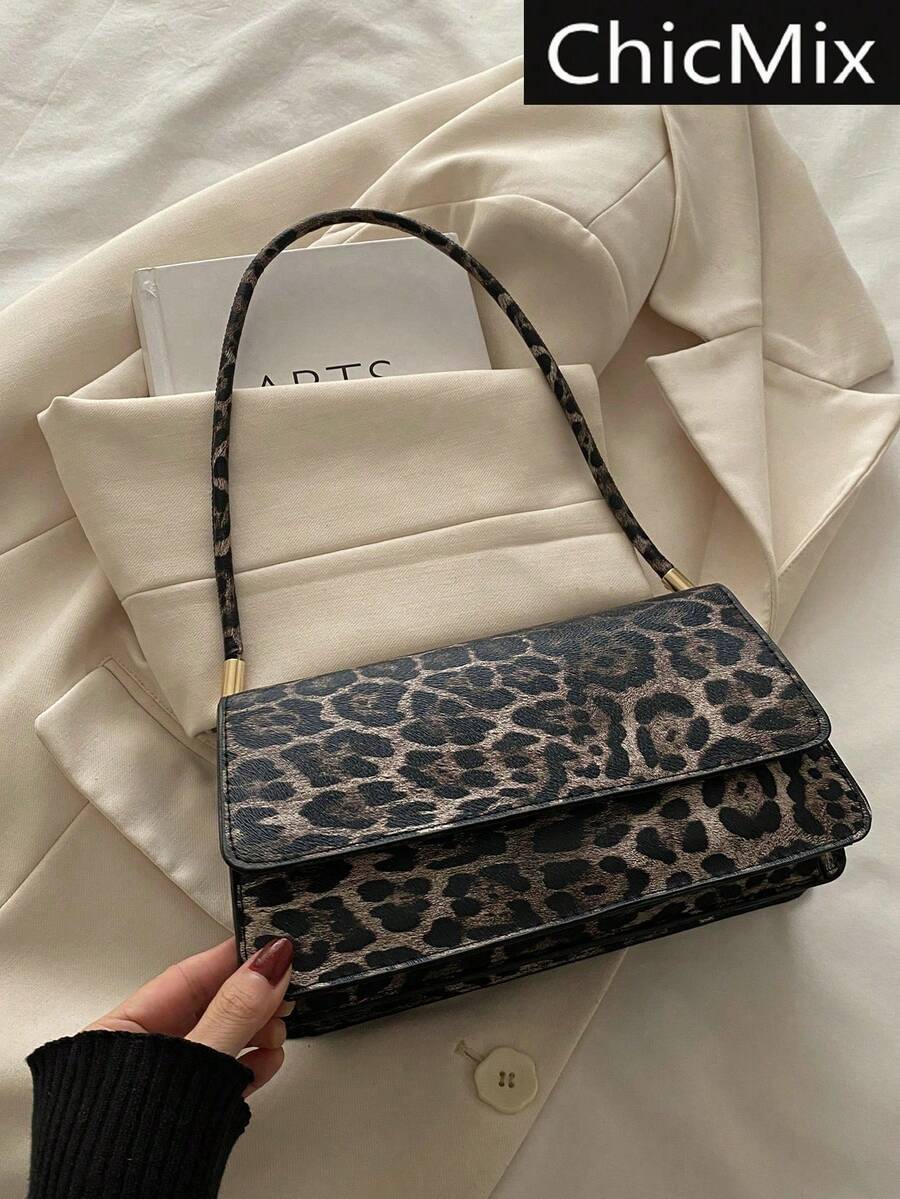 Fashion Solid Color Vintage Minimalist Elegant Shoulder Bag - Multicolor - View 1