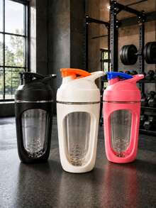 500ml Plastic Shaker Cup, Protein Powder Shaker Cup, Meal Replacement Shake Mixer Cup, Fitness Water Bottle - Multicolor - View 8