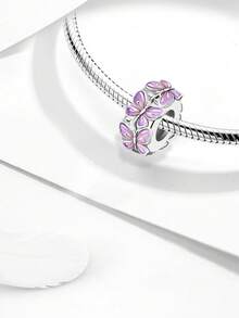 1pc Fashion Shiny Exquisite Pendant Bead, Suitable For Women's Bracelet, Bangle DIY Jewelry Making And Daily Outfit Accessories, Suitable For Girls To Wear - Multicolor - View 6