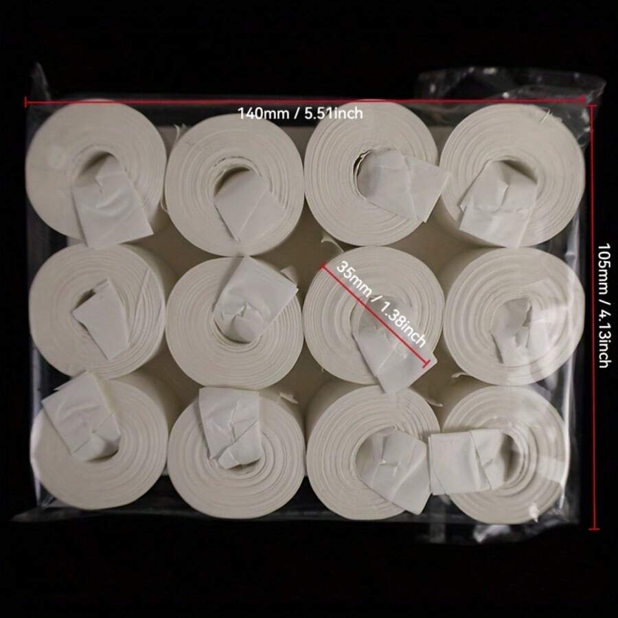 Stage Performance Mouth-Pull Paper, Mouth-Spit Paper Magic Prop, 12pcs/Pack, White Mouth-Pull Paper, Magician's Professional Prop