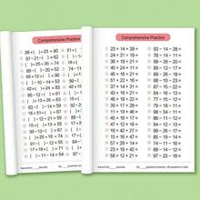 64 Pages Math Workbook For Addition And Subtraction Within 100, Improve Calculation Ability, School Supplies, Learning Materials, Student Rewards - D - View 4