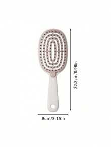 1. PC Quick And Easy-To-Clean Hair Unknot Comb. Detachable Ribbed Air Cushion Comb. Easily Remove Knotted Hair Strands. Suitable For Both Dry And Wet Use. Portable Massage Comb. Self-Cleaning Hair Brush. Ideal For Women's Daily Styling And Hair Care. - Multicolor - View 9