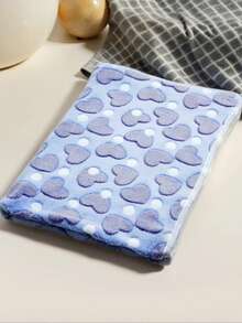 1pc Cute Cloud Paw Print Flannel Pet Blanket, Super Soft Warm Multi-Use Sleeping Mat Cover For Small Medium Dogs Cats, Washable Sofa Couch Protector Throw Blanket All Season - M (60cm*40cm) - View 13
