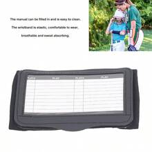 Muñequera Pro Athletics Playbook Brazalete de Fútbol Profesional Playbook Youth Quarterback Gear Pro Entrenador de Muñeca de Tamaño Adulto para Todos los Deportes con 3 - Multicolor - Ver 2