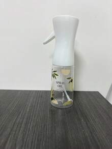 1 pieza Botella rociadora de aceite de plástico recargable con patrón personalizado, dispensador rociador de aceite multifuncional para cocinar, adecuado para aceite de oliva, salsa de soja, jugo de limón, perfecto para freidora de aire, barbacoa, ensalada, utensilio de cocina para hornear - Atomizador de aceite (con diseño) - Ver 15