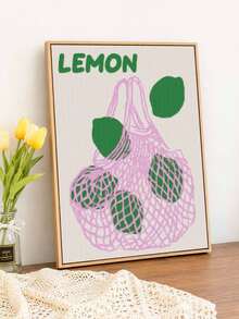 Diamond Art Kit For Adults, Bag Of Lemons Beginner DIY 5D Diamond Painting Kit, Round Full Diamond Art Design, Home Wall Decor - A - View 1