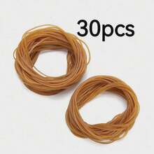 Best-Selling Multi-Size Yellow Elastic Rubber Rings, Wear-Resistant Industrial Rubber Rings, 30/50/100pcs Optional - A - View 6