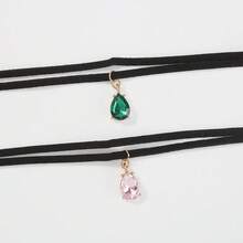1pc Velvet Bow Choker Necklace Sweet Black Ribbon Bow Tie- Timeless Elegant Retro Design, Ultra-Simple Yet Chic Style, Versatile Accessory For Multiple Occasions - Exclusively Designed For Women, Perfect Valentines,Mom,Mother,Mother's Day,Gift - Black - View 7